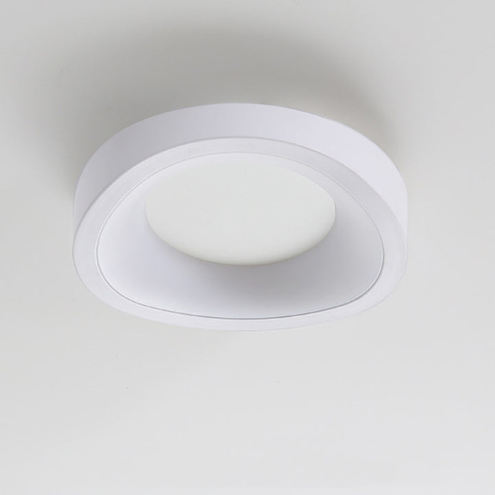 Plafonnier LED contemporain scandinave en fer et acrylique avec motif de fleurs rondes et nuages pour couloir 