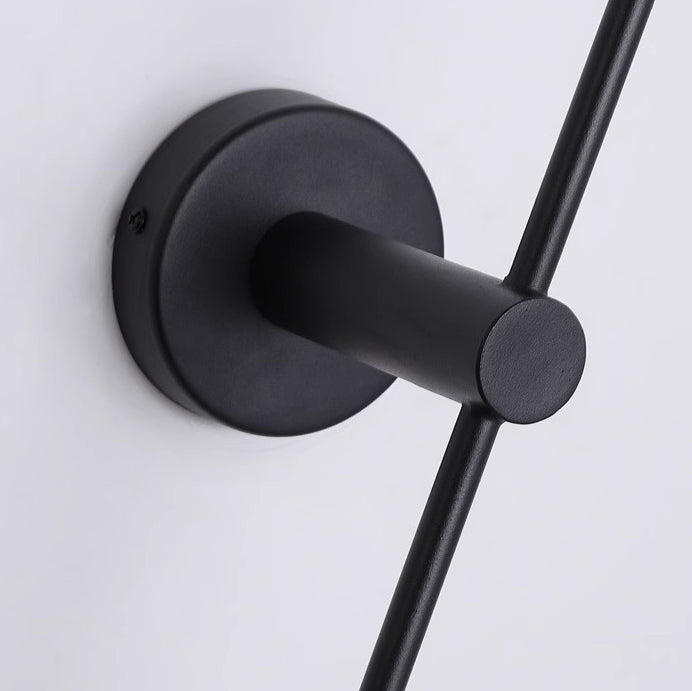 Applique murale LED ronde longue en fer travertin minimaliste moderne pour couloir 