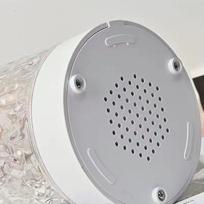 現代的なクリエイティブUSB充電式アクリルシリンダーリップルLEDテーブルランプナイトライトベッドルーム用 