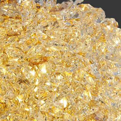 Modern Luxury Hardware Crystal Ball Diamond 1/2 Light Wall Sconce Lamp For Bedside