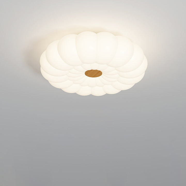 Traditionelle französische Eisen-PE-Wolkenkeks-Runde LED-Deckenleuchte für das Schlafzimmer 