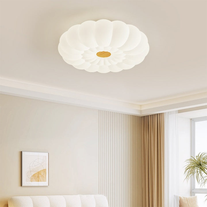 Traditionelle französische Eisen-PE-Wolkenkeks-Runde LED-Deckenleuchte für das Schlafzimmer 