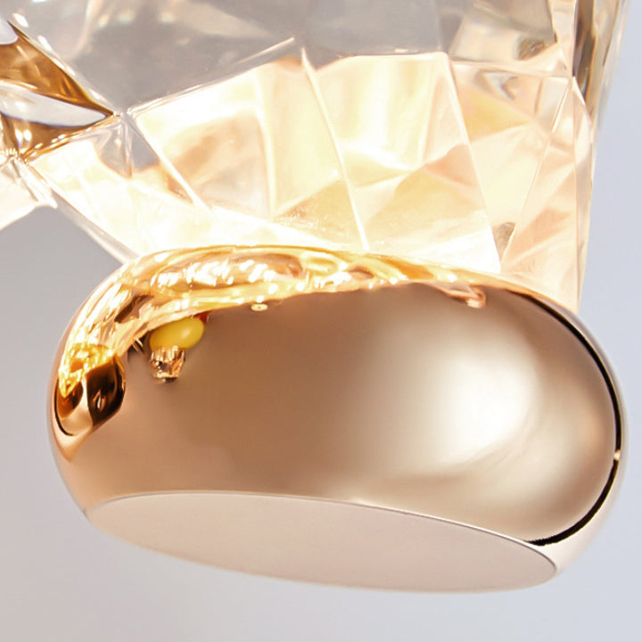Lustre LED en acrylique, fer et alliage de zinc avec chat de dessin animé créatif contemporain pour enfants, levable, pour table de chevet 