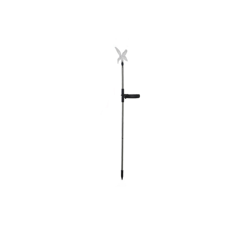Modern Art Deco Solar Waterproof Stainless Steel PVC Plastic Butterfly Dragonfly Flying Bird LED Outdoor Light Landscape Lighting For Garden