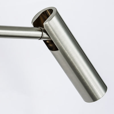 Moderne minimalistische Aluminium-Eisen-Zylinder drehbare LED-Wandleuchte für das Lesen am Bett 