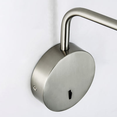Moderne minimalistische Aluminium-Eisen-Zylinder drehbare LED-Wandleuchte für das Lesen am Bett 
