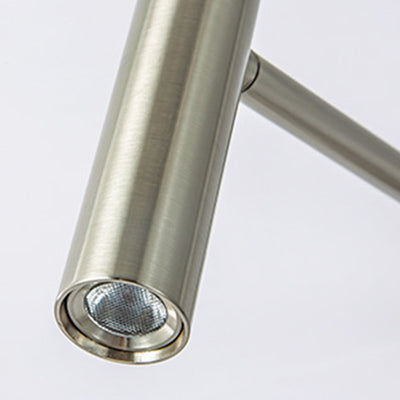 Moderne minimalistische Aluminium-Eisen-Zylinder drehbare LED-Wandleuchte für das Lesen am Bett 