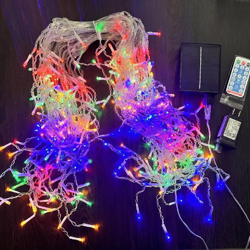 Modern Simplicity Waterproof PVC Copper Wire Waterfall Ice Strip LED Decorative String Light Outdoor Light For Outdoor Patio