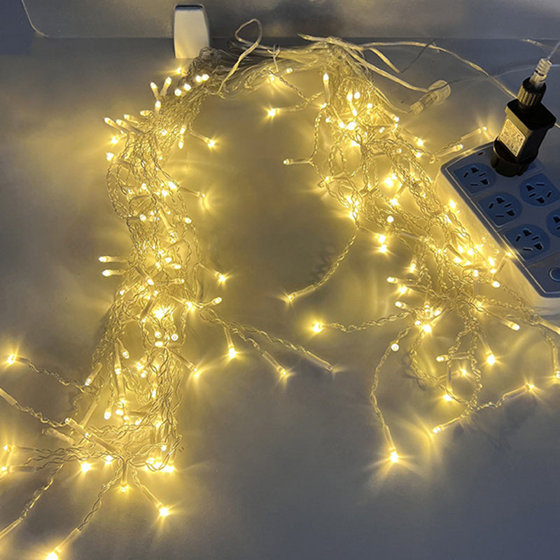 Modern Simplicity Waterproof PVC Copper Wire Waterfall Ice Strip LED Decorative String Light Outdoor Light For Outdoor Patio