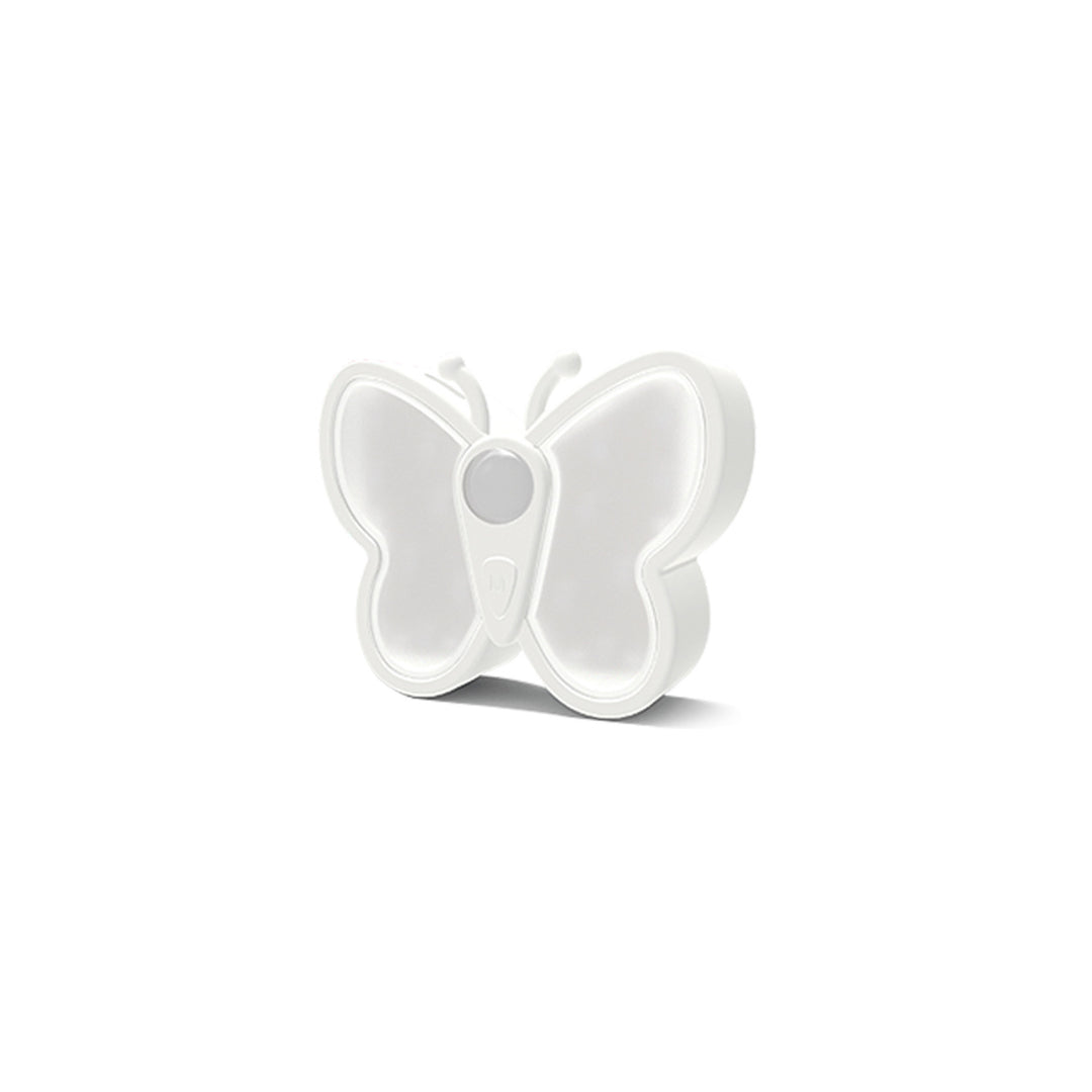 Lámpara de pared LED con sensor humano recargable de simplicidad moderna, magnética, de plástico, con mariposa, luz nocturna para mesita de noche 