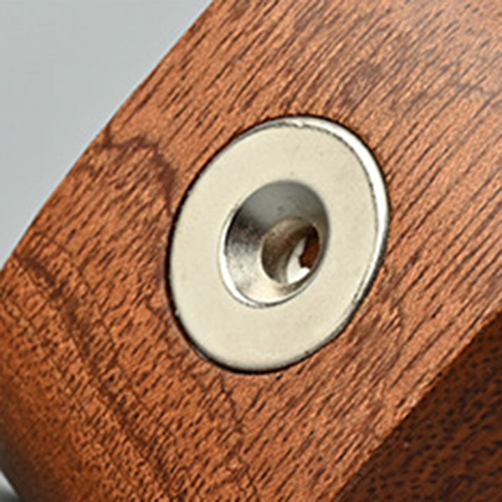 Zeitgenössische Retro Wiederaufladbare Radarsensor Holz Kunststoff Metall Quadrat Tragbare LED Wandleuchte Nachtlicht Für Nachttisch 
