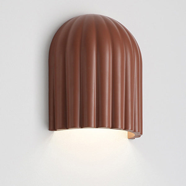 Traditional French Iron Resin Oval Striped 2-Light Wall Sconce Lamp For Bedroom