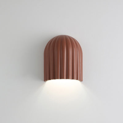 Traditional French Iron Resin Oval Striped 2-Light Wall Sconce Lamp For Bedroom