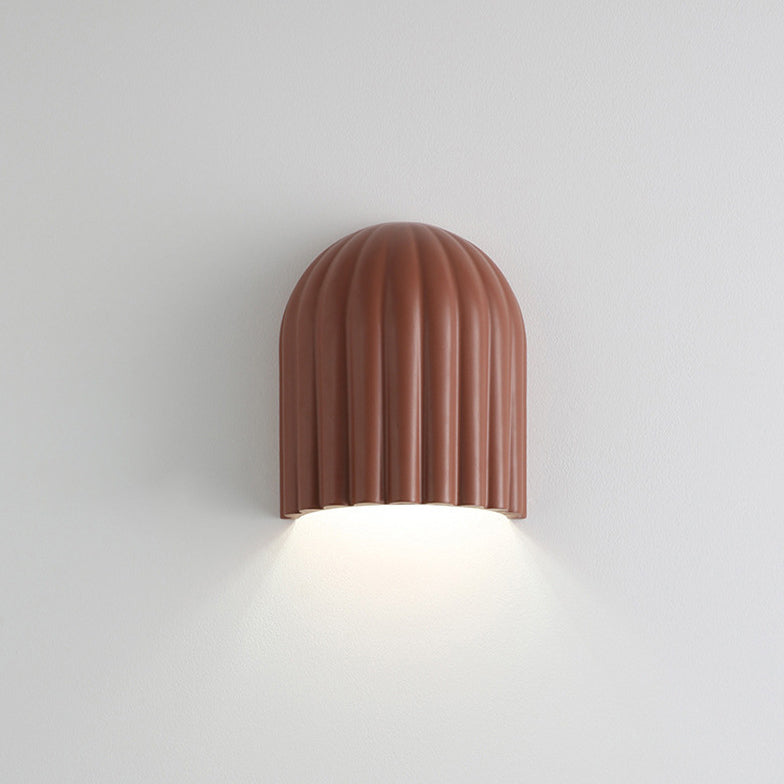 Traditional French Iron Resin Oval Striped 2-Light Wall Sconce Lamp For Bedroom
