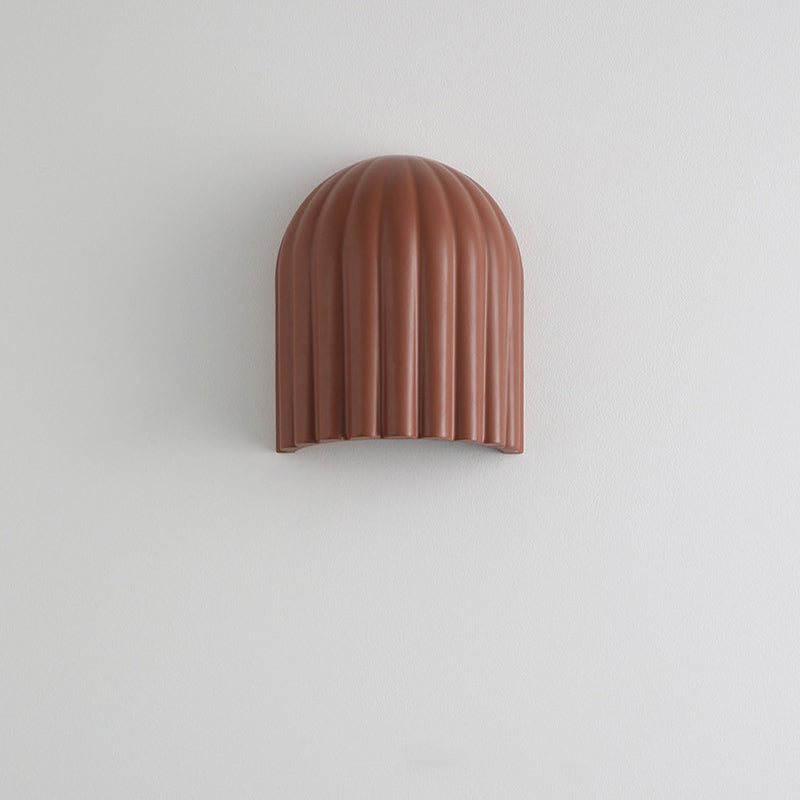 Traditional French Iron Resin Oval Striped 2-Light Wall Sconce Lamp For Bedroom
