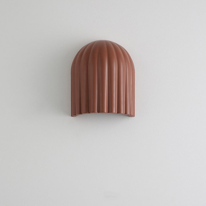 Traditional French Iron Resin Oval Striped 2-Light Wall Sconce Lamp For Bedroom