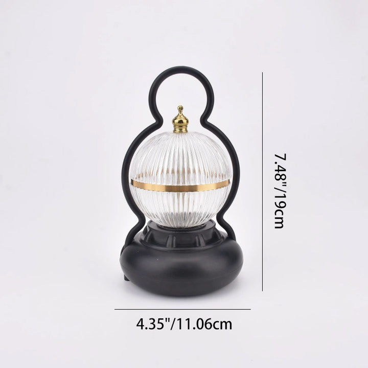 Lampe de table LED en forme de gourde avec audio Bluetooth rechargeable créatif contemporain en aluminium ABS PS pour chevet 