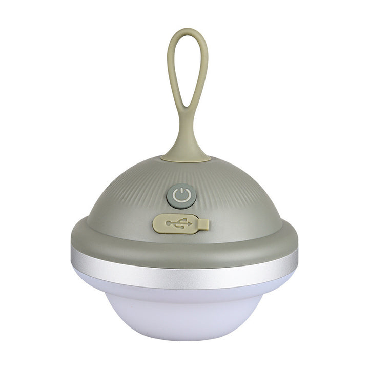Simplicité Moderne Rechargeable ABS Balle Vaisseau Spatial Lampe LED Portable de Camping Extérieur Pour Jardin 