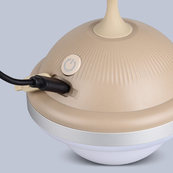 Simplicité Moderne Rechargeable ABS Balle Vaisseau Spatial Lampe LED Portable de Camping Extérieur Pour Jardin 