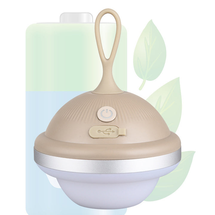Simplicité Moderne Rechargeable ABS Balle Vaisseau Spatial Lampe LED Portable de Camping Extérieur Pour Jardin 
