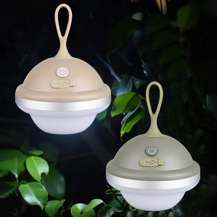 Simplicité Moderne Rechargeable ABS Balle Vaisseau Spatial Lampe LED Portable de Camping Extérieur Pour Jardin 