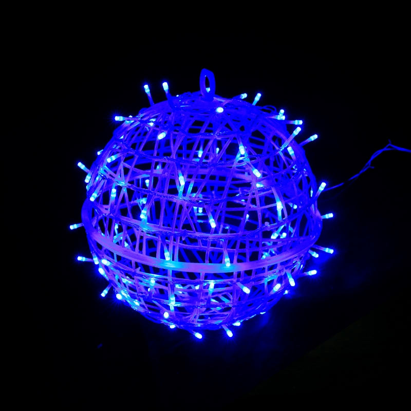 Modern Art Deco Waterproof PVC Hanging Ball Decoration LED Outdoor Pendant Light Outdoor Light For Garden