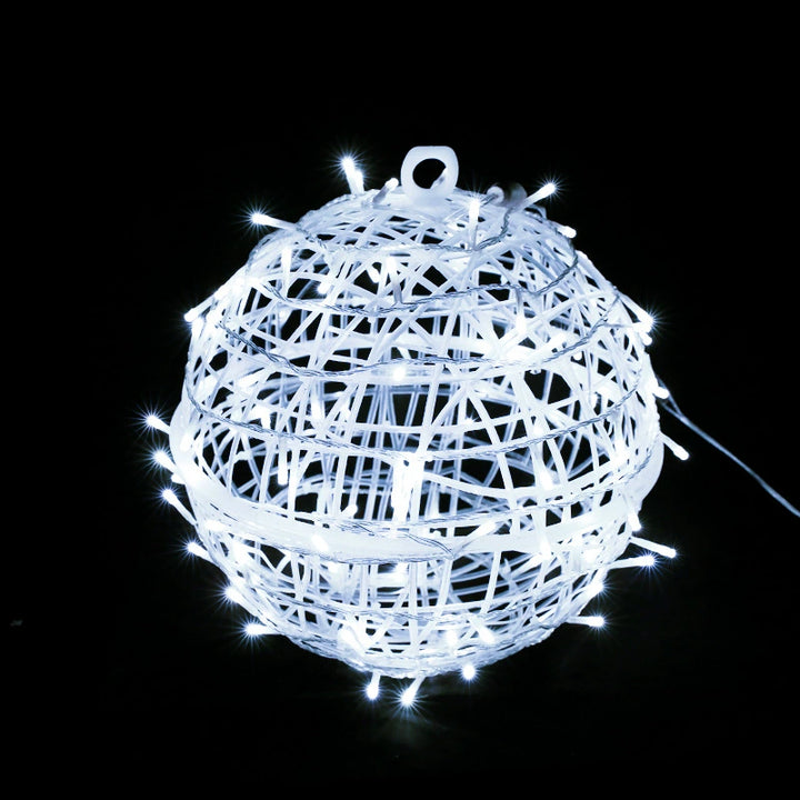 Modern Art Deco Waterproof PVC Hanging Ball Decoration LED Outdoor Pendant Light Outdoor Light For Garden
