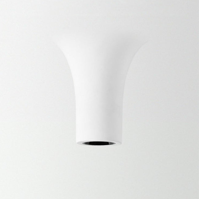 Modern Art Deco Plaster Iron Water Drop 1-Light Flush Mount Ceiling Light Spotlight For Hallway