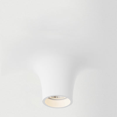 Modern Art Deco Plaster Iron Water Drop 1-Light Flush Mount Ceiling Light Spotlight For Hallway