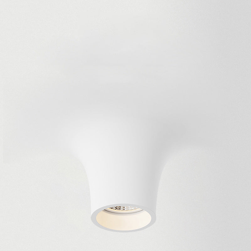 Modern Art Deco Plaster Iron Water Drop 1-Light Flush Mount Ceiling Light Spotlight For Hallway