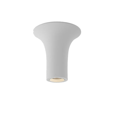 Modern Art Deco Plaster Iron Water Drop 1-Light Flush Mount Ceiling Light Spotlight For Hallway