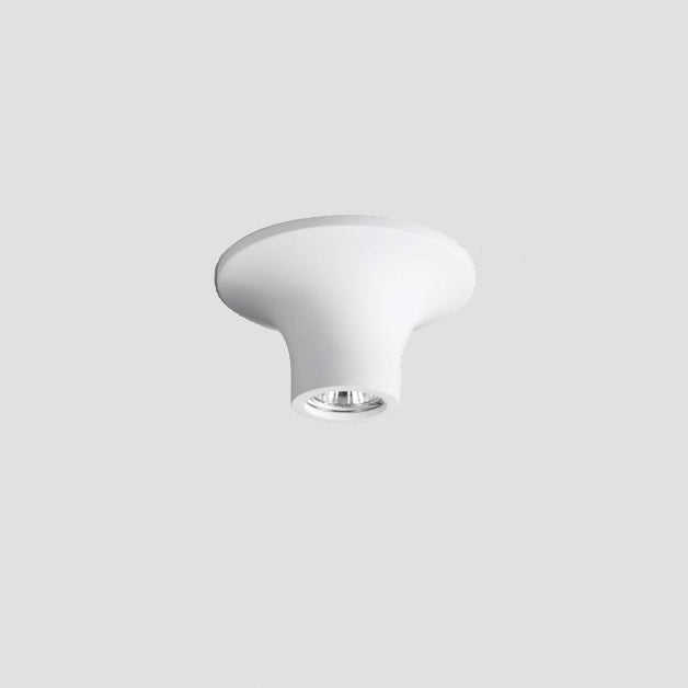Modern Art Deco Plaster Iron Water Drop 1-Light Flush Mount Ceiling Light Spotlight For Hallway