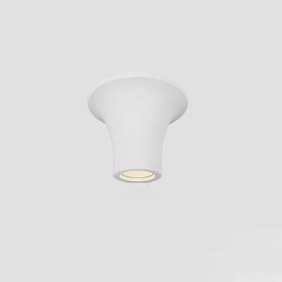 Modern Art Deco Plaster Iron Water Drop 1-Light Flush Mount Ceiling Light Spotlight For Hallway