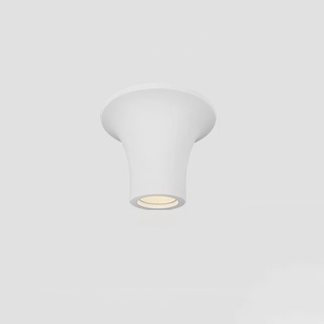 Modern Art Deco Plaster Iron Water Drop 1-Light Flush Mount Ceiling Light Spotlight For Hallway