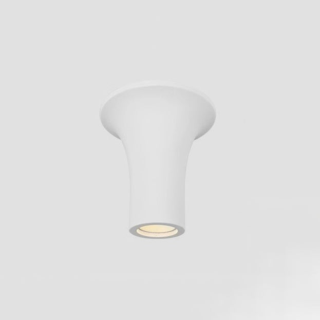 Modern Art Deco Plaster Iron Water Drop 1-Light Flush Mount Ceiling Light Spotlight For Hallway