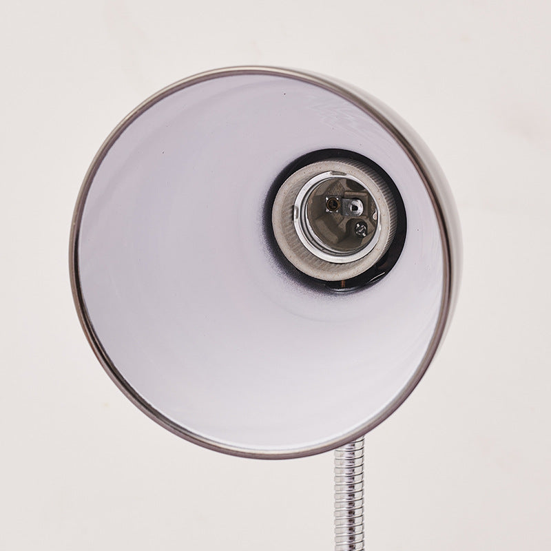 Modern Transitional Iron Conic Round Adjustable 1-Light Desk Lamp For Study