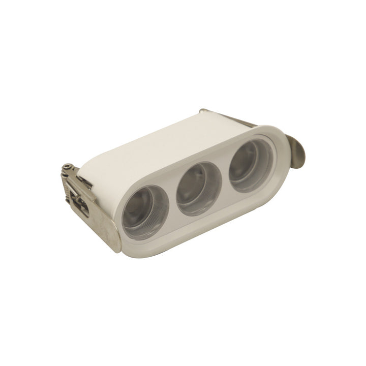 Luz de techo empotrada LED moderna minimalista de línea ovalada de aluminio para sala de estar 