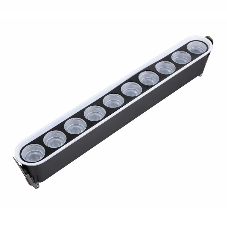 Luz de techo empotrada LED moderna minimalista de línea ovalada de aluminio para sala de estar 
