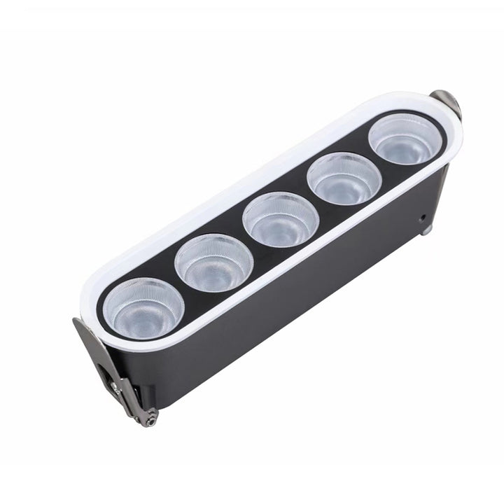 Luz de techo empotrada LED moderna minimalista de línea ovalada de aluminio para sala de estar 