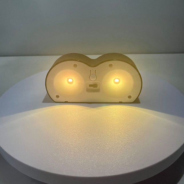 Lámpara de Aplique de Pared LED Redonda de ABS PS Solar Impermeable de Simplicidad Moderna para Patio Exterior 