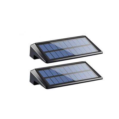 Lámpara Aplique de Pared LED con Haz Enfocado Rectangular de ABS PC Impermeable Solar de Simplicidad Moderna para Patio Exterior 