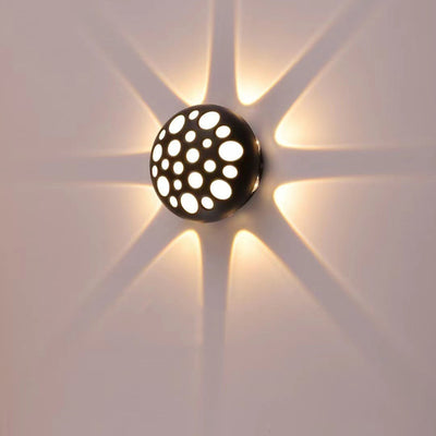 Contemporary Creative Waterproof Aluminum Round Bubble LED Wall Sconce Lamp For Outdoor Patio
