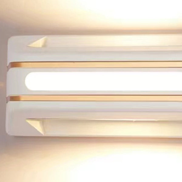 Moderne Einfachheit Wasserdichte Aluminium Rechteckige Streifen LED Wandleuchte für Außenbereich Terrasse 