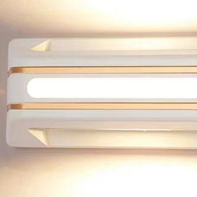Modern Simplicity Waterproof Aluminum Rectangular Stripe LED Wall Sconce Lamp For Outdoor Patio