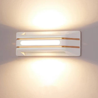 Modern Simplicity Waterproof Aluminum Rectangular Stripe LED Wall Sconce Lamp For Outdoor Patio