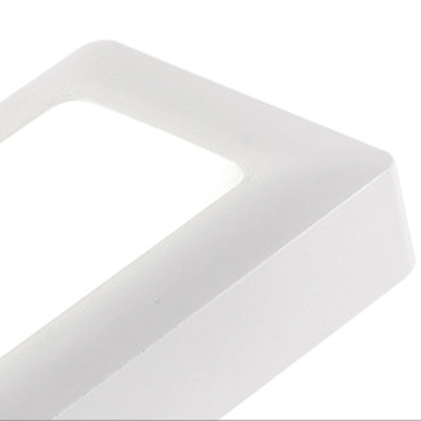 Modern Minimalist Waterproof PC PS Rectangular Recessed LED Wall Sconce Lamp For Outdoor Patio