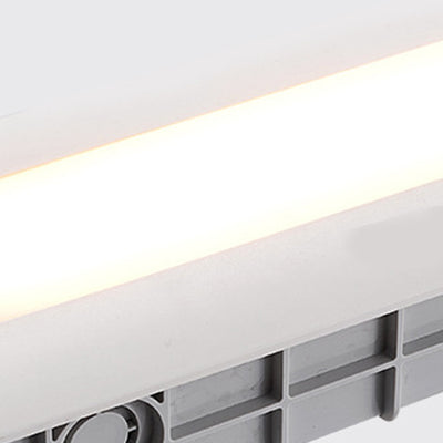 Modern Minimalist Waterproof PC PS Rectangular Recessed LED Wall Sconce Lamp For Outdoor Patio