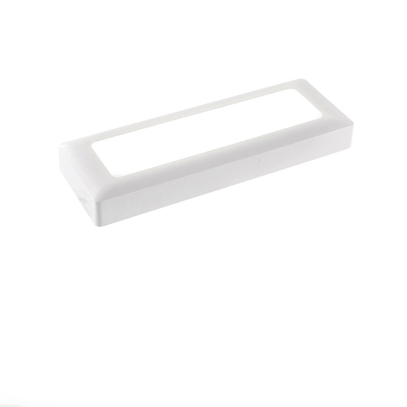 Modern Minimalist Waterproof PC PS Rectangular Recessed LED Wall Sconce Lamp For Outdoor Patio