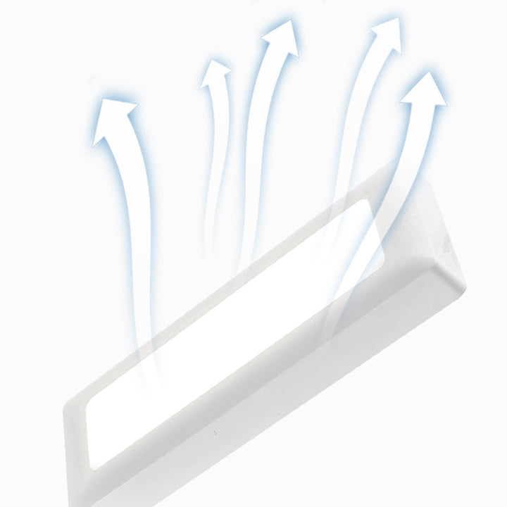 Modern Minimalist Waterproof PC PS Rectangular Recessed LED Wall Sconce Lamp For Outdoor Patio