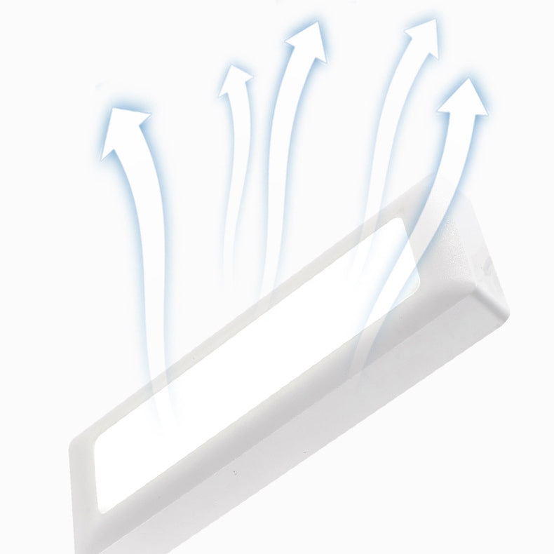 Modern Minimalist Waterproof PC PS Rectangular Recessed LED Wall Sconce Lamp For Outdoor Patio